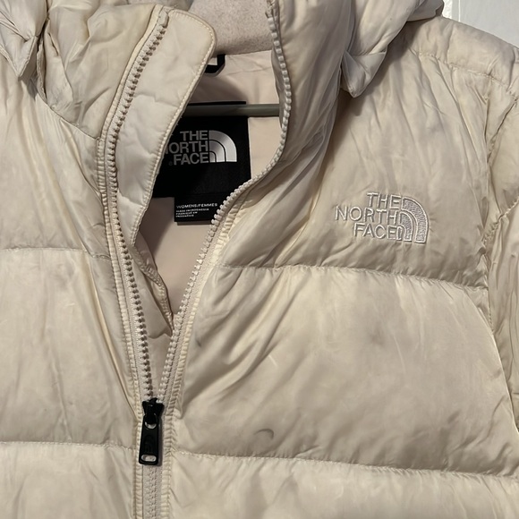 THE NORTH FACE Women's Metro III Parka Down Winter Long Hooded Puffer Jacket - Picture 3 of 7